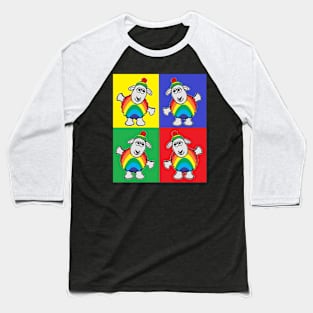 Sheep,Tattoo,rainbow,pop 2 by LowEndGraphics Baseball T-Shirt